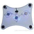 Three Fans Cooling Fan with 2 Blue LED Lights Make Fantastic